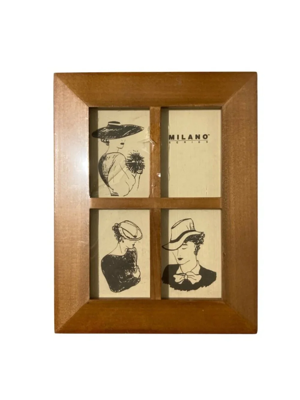 Vintage Milano Designs Wooden Collage Window Pane Frame NEW